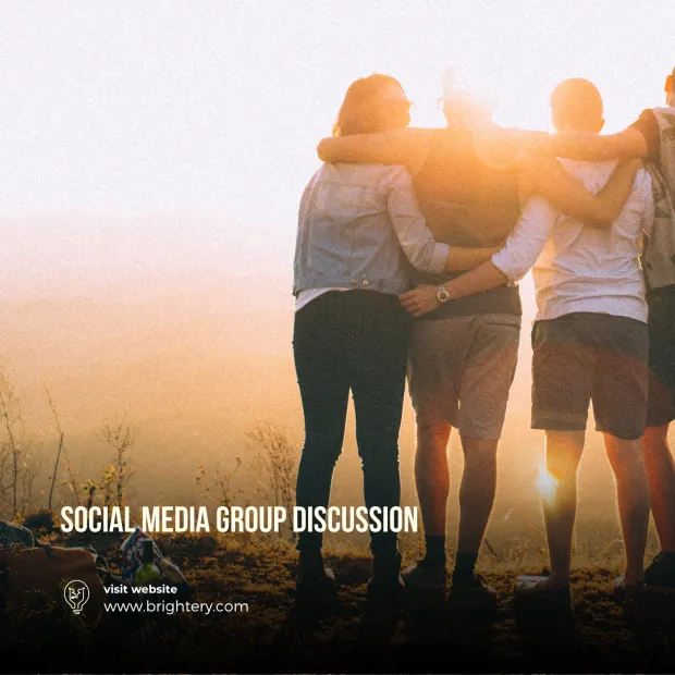 Social media group discussion