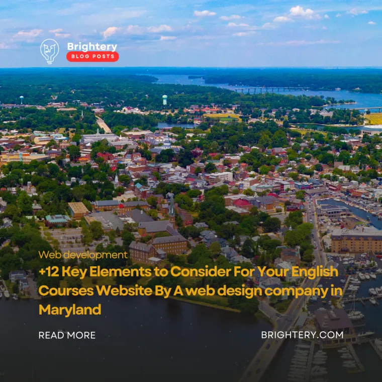 12 key elements to consider for your english courses website by a web design company in maryland