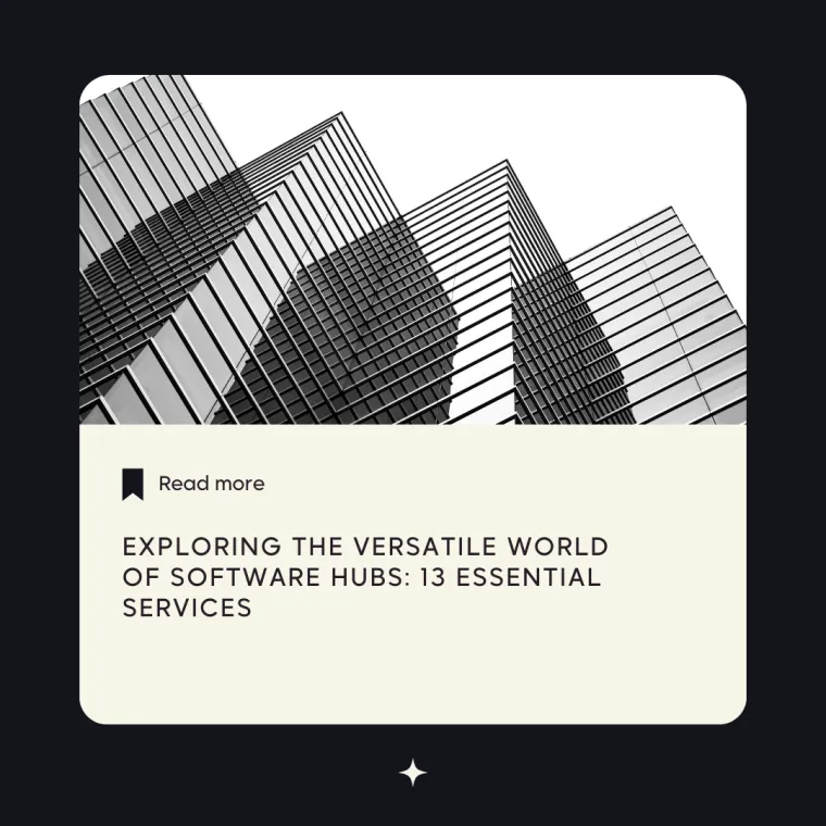 Software hubs of the world