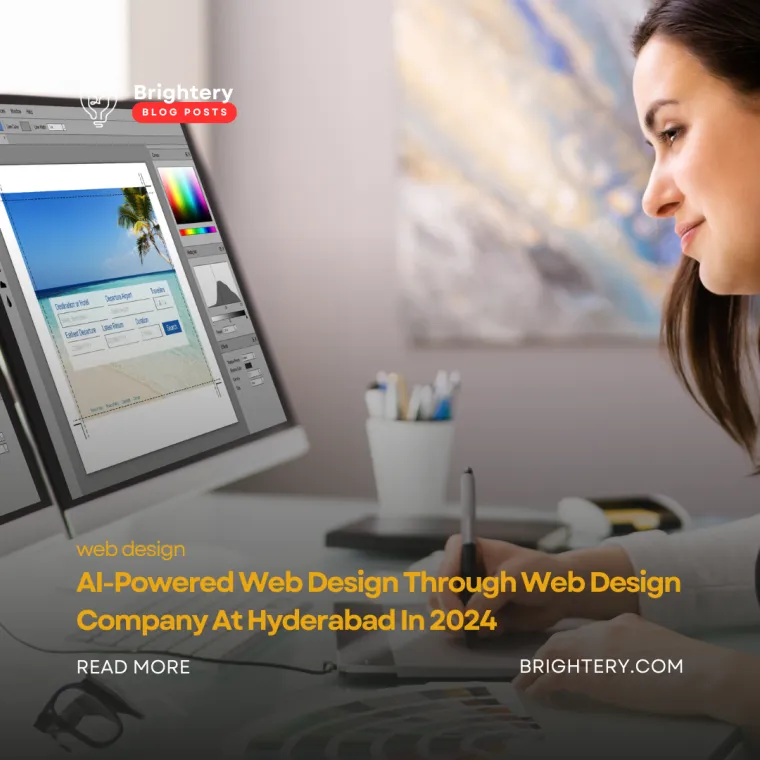 Ai powered web design through web design company at hyderabad in 2024