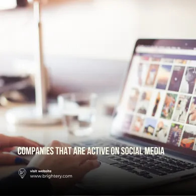 Companies that are active on social media