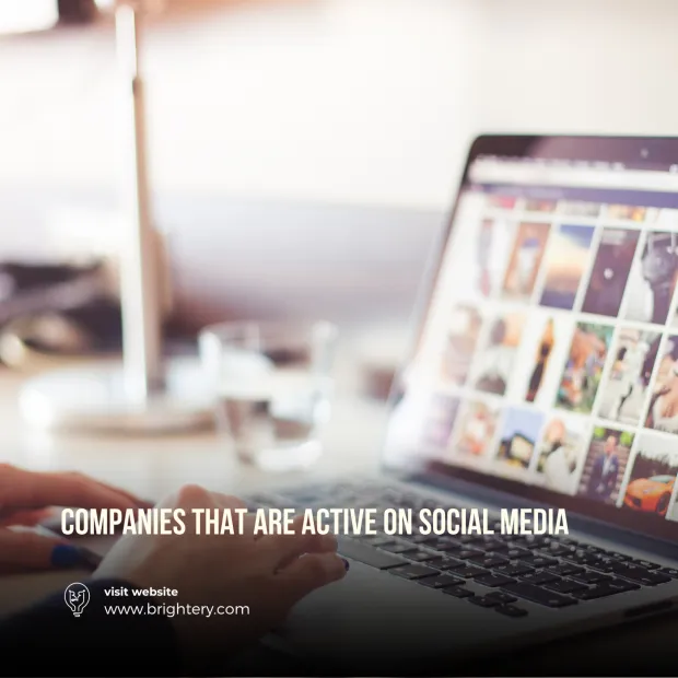 Companies that are active on social media