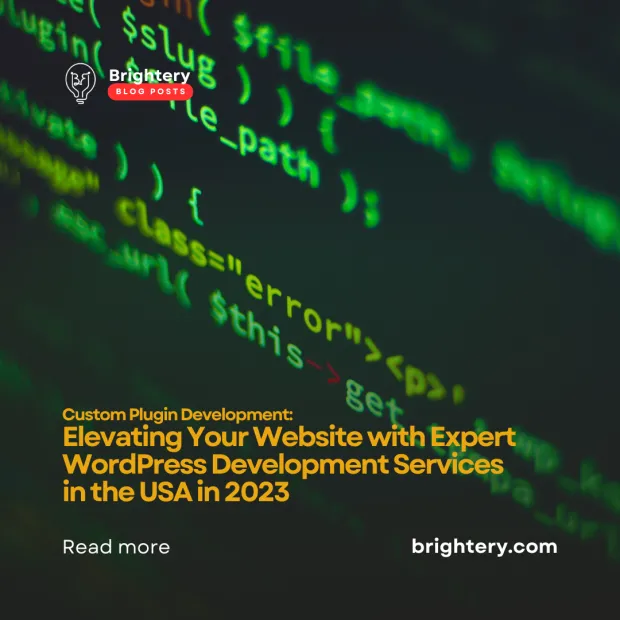 Custom Plugin Development: Elevating Your Website with Expert WordPress Development Services in the USA in 2023
