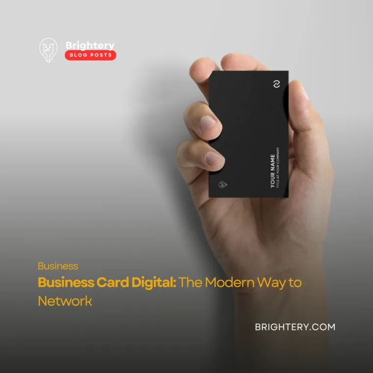 Business card digital brightery