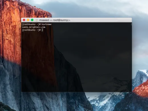 How to change your hostname Centos6 and Centos7