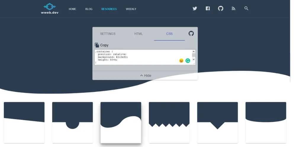 Section Style Generator Tool For Web Designers