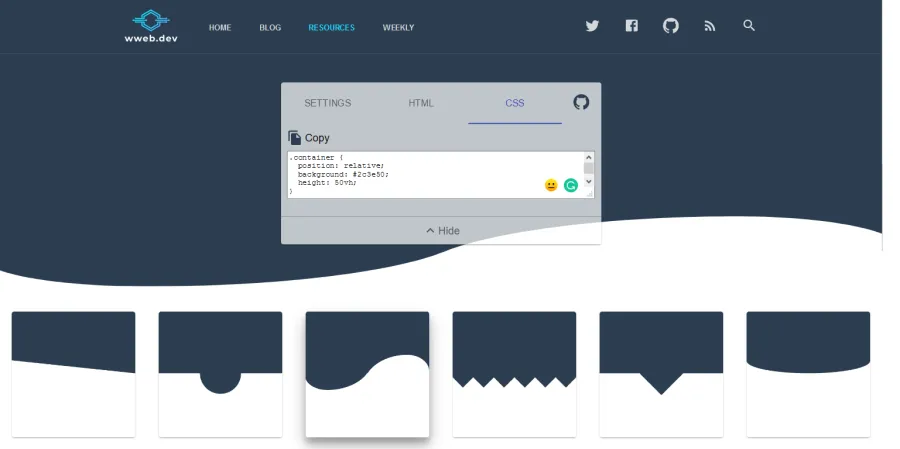Section Style Generator Tool For Web Designers