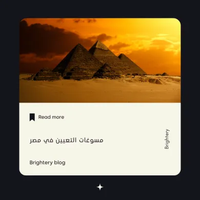 مسوغات التعيين في مصر
