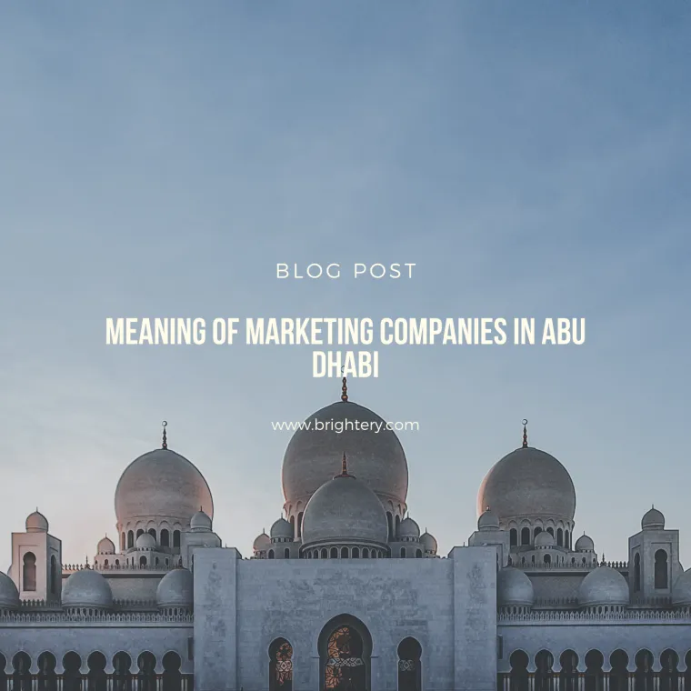 Meaning of marketing companies in abu Dhabi