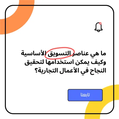 عناصر التسويق الأساسية للاعمال التجارية