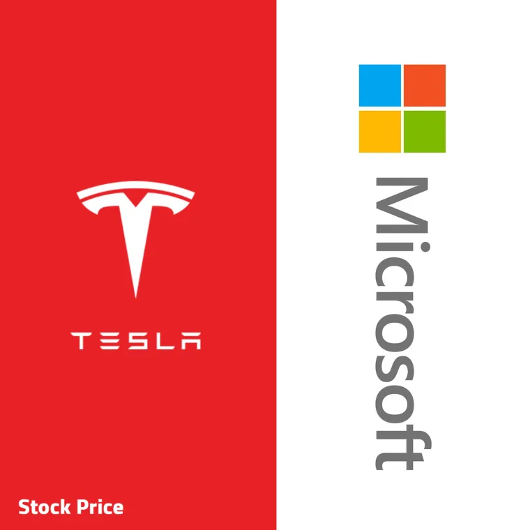 Microsoft vs tesla 2020