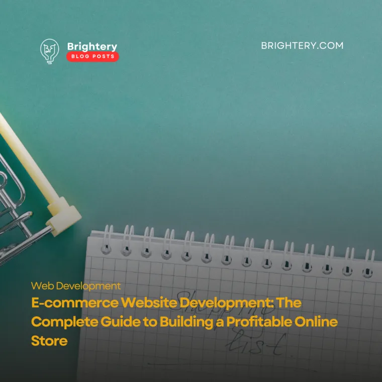 E commerce website development 2025