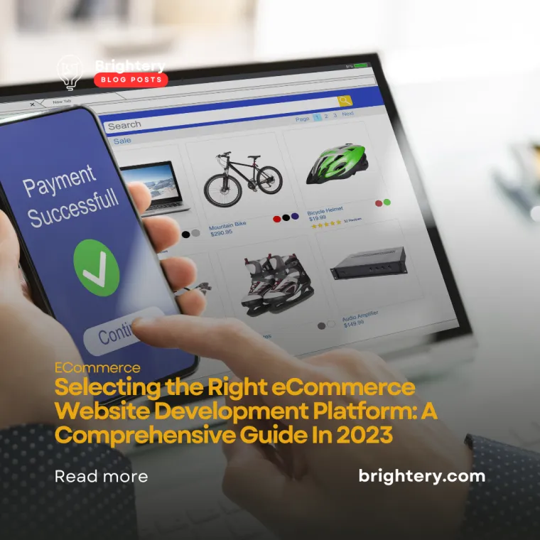 Selecting right ecommerce website development