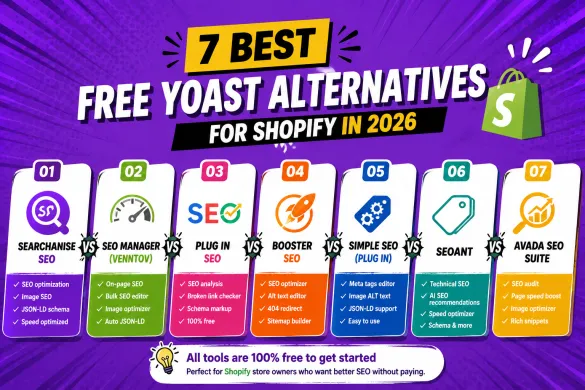 7 Best Free Yoast Alternatives for Shopify in 2026