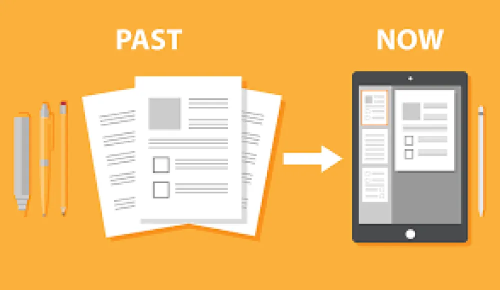 Go paperless papers have no place in the modern office