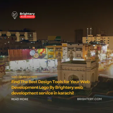 Find The Best Design Tools for Your Web Development Logo By Brightery web development service in karachi!