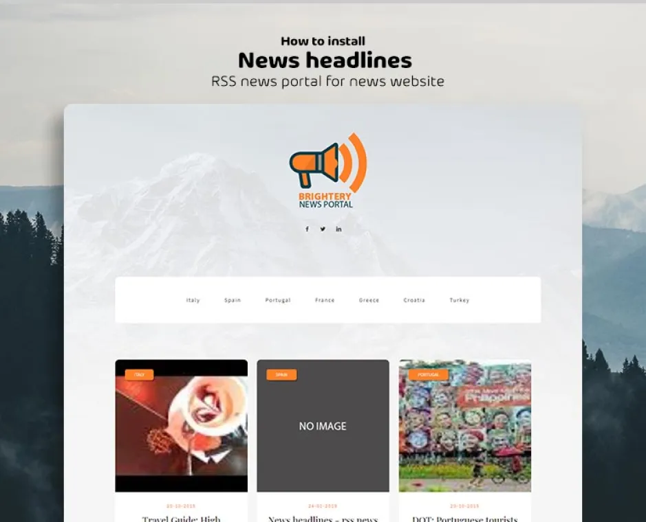 Tutorial - Install News Headlines