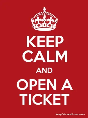 How to open a ticket
