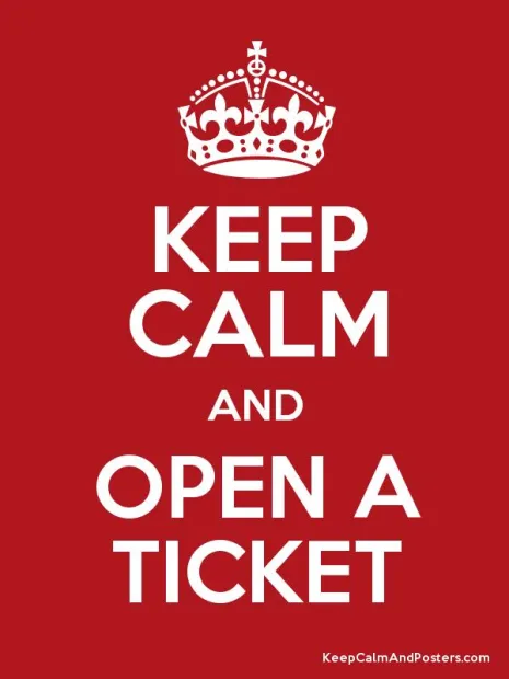 How to open a ticket