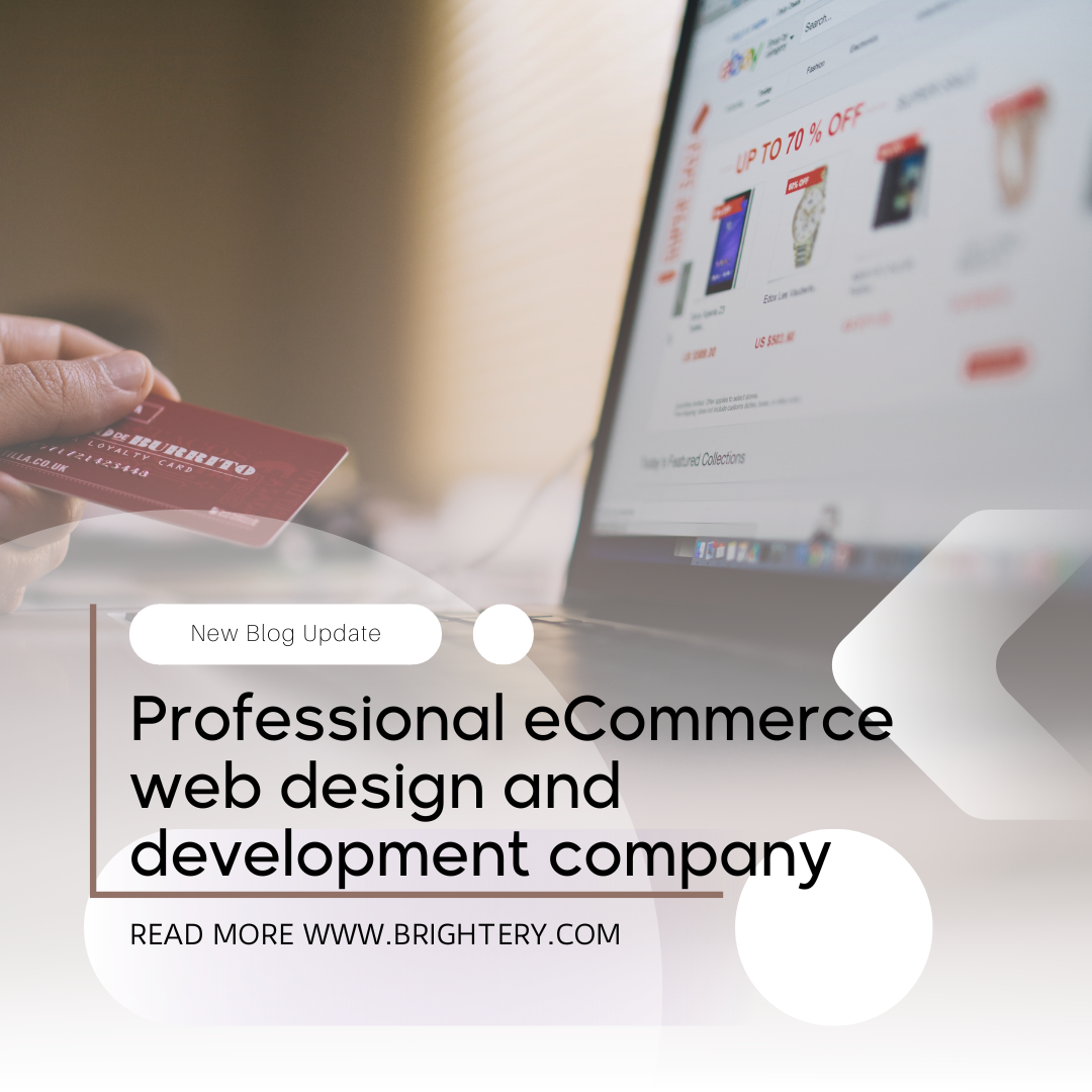 Professional eCommerce web design and development company