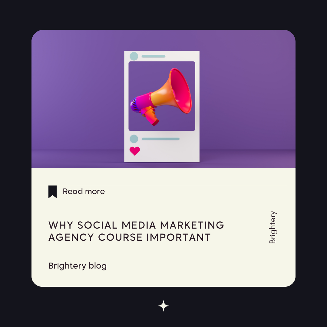 Why social media marketing agency course important