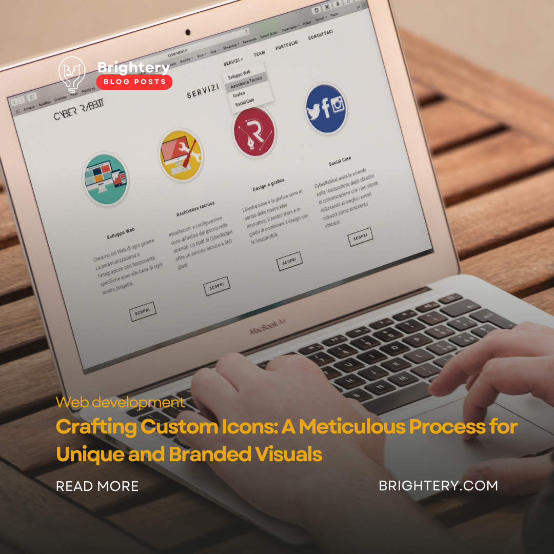 Crafting Custom Icons: A Meticulous Process for Unique and Branded Visuals