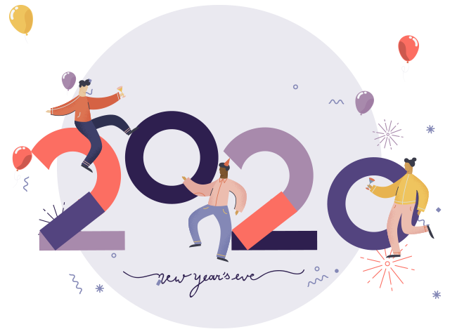 Website on sale for the new year countdown