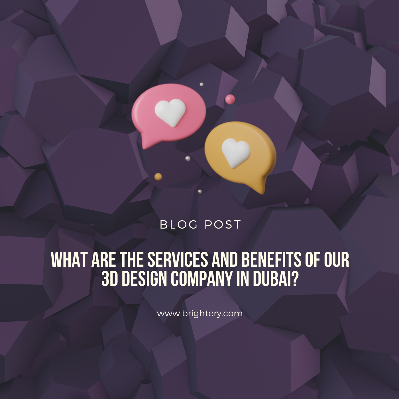 What are the services and benefits of our 3d design company in Dubai?