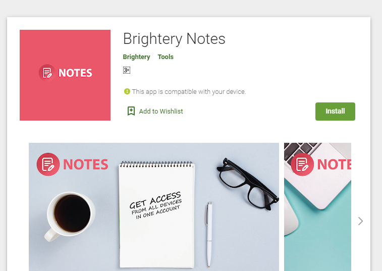 Notes to self best notes app for android, PC, and IOS Brightery