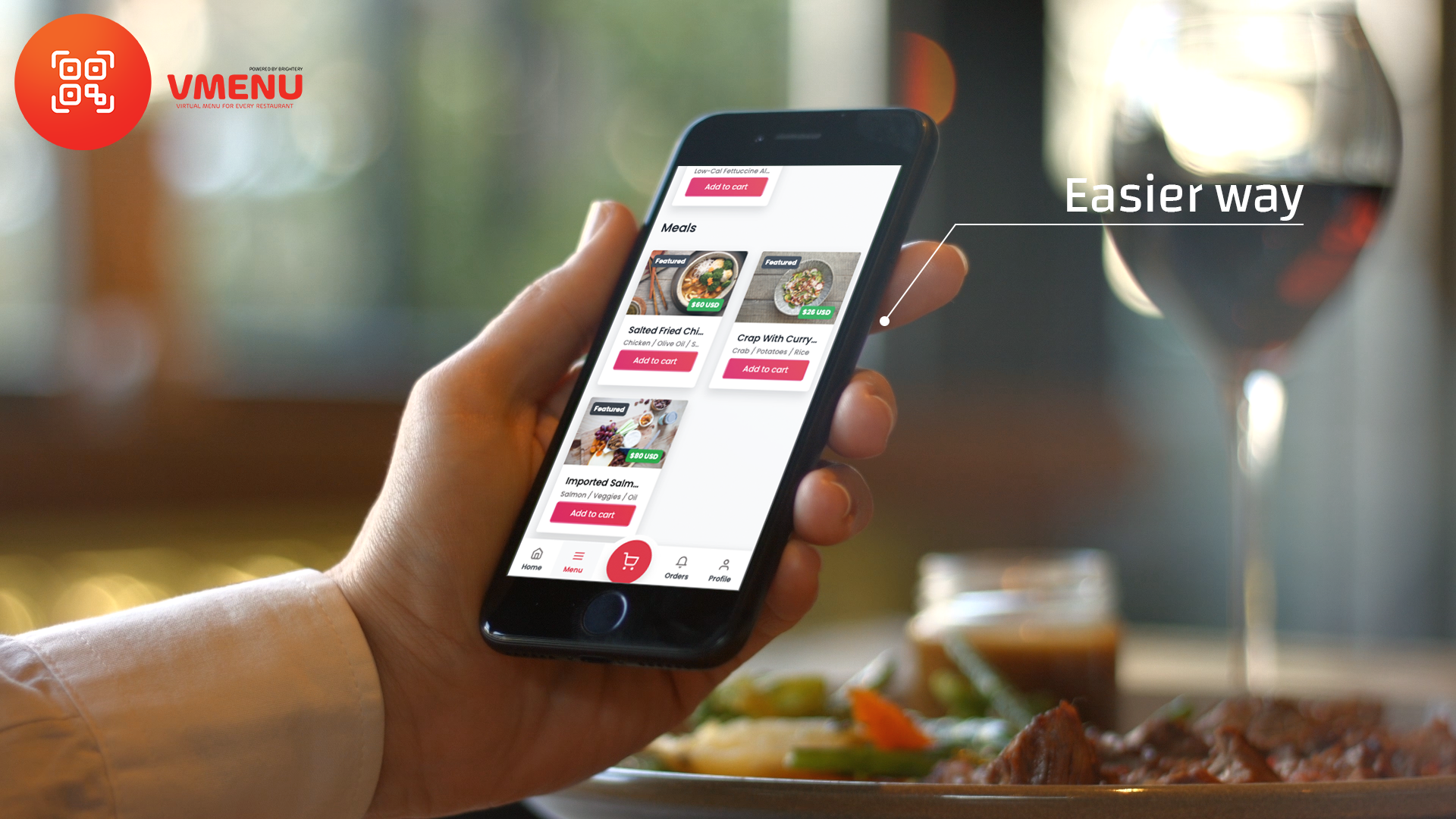 طريقة عمل منيو الكتروني ( قائمة الطعام اللا تلامسية ) مجاناً