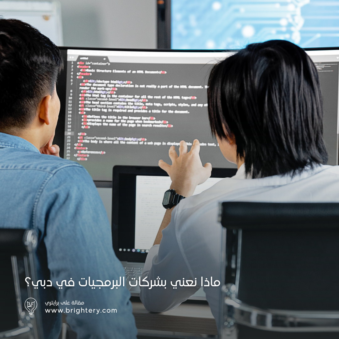 ماذا نعني بشركات البرمجيات في دبي؟