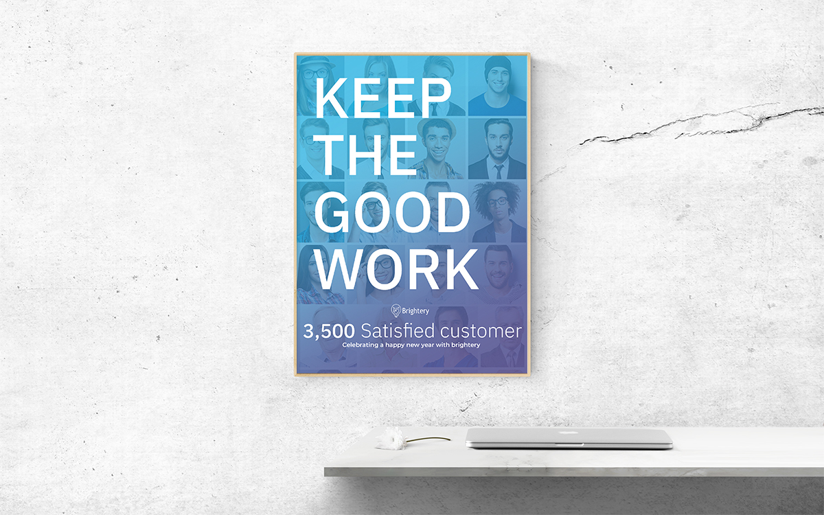 Brightery for new year wishes, thanks for the memories