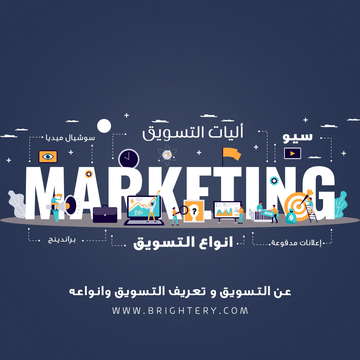 عن التسويق و تعريف التسويق وانواعه