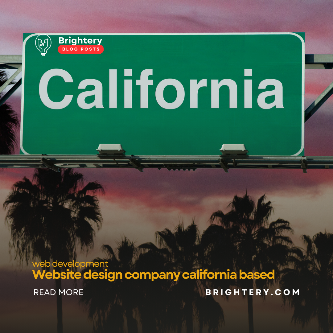website design company california based